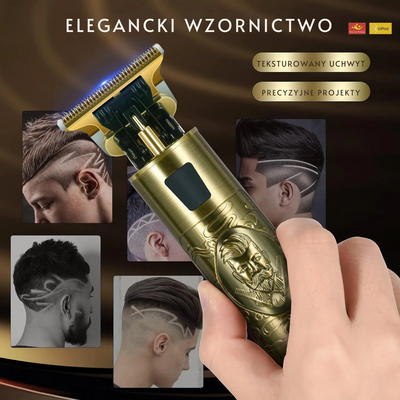 Precyzyjna maszynka do strzyżenia z wbudowanym wyświetlaczem cyfrowym