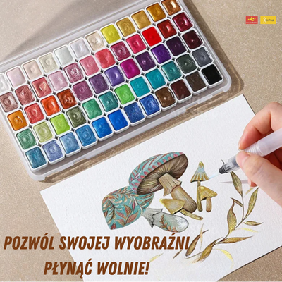 Kolorowy™ – Pudrowy Pigment Perłowy do Malowania Akwarelą