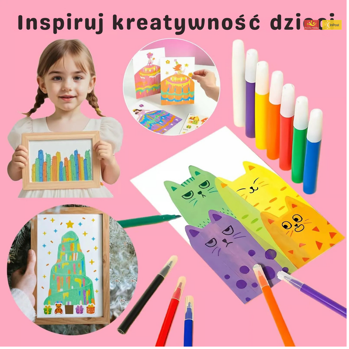 Zestaw do malowania kreatywnego dla dzieci