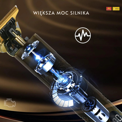 Precyzyjna maszynka do strzyżenia z wbudowanym wyświetlaczem cyfrowym