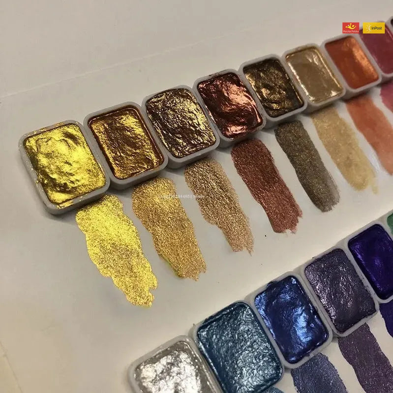 Kolorowy™ – Pudrowy Pigment Perłowy do Malowania Akwarelą