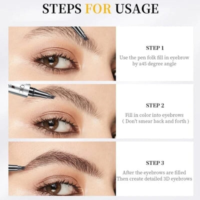 QIC Eyebrow ® Wodoodporny kredka do brwi 3D