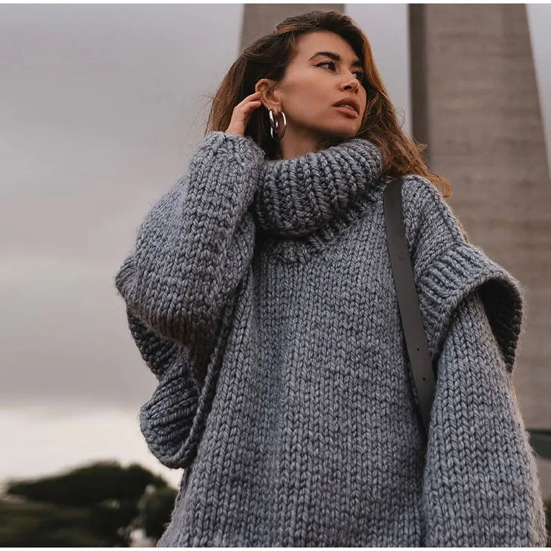 Sweter oversize na chłodne dni