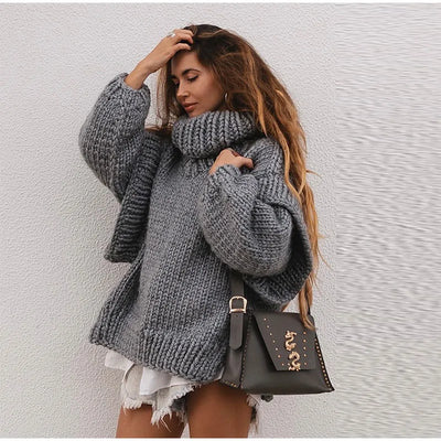 Sweter oversize na chłodne dni