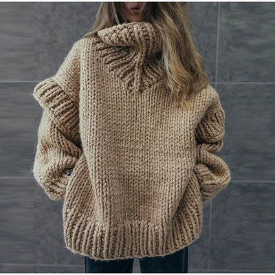Sweter oversize na chłodne dni