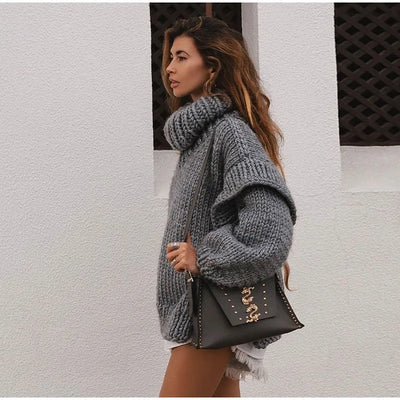 Sweter oversize na chłodne dni