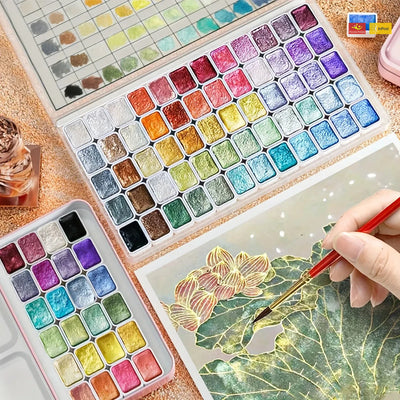 Kolorowy™ – Pudrowy Pigment Perłowy do Malowania Akwarelą