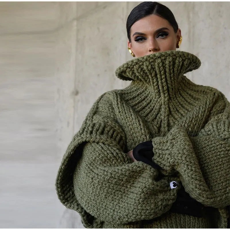 Sweter oversize na chłodne dni