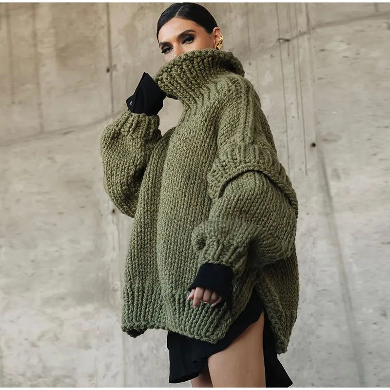 Sweter oversize na chłodne dni