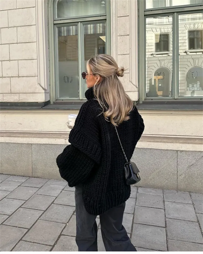 Sweter oversize na chłodne dni