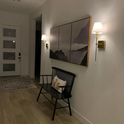 Akumulatorowa bezprzewodowa lampa ścienna